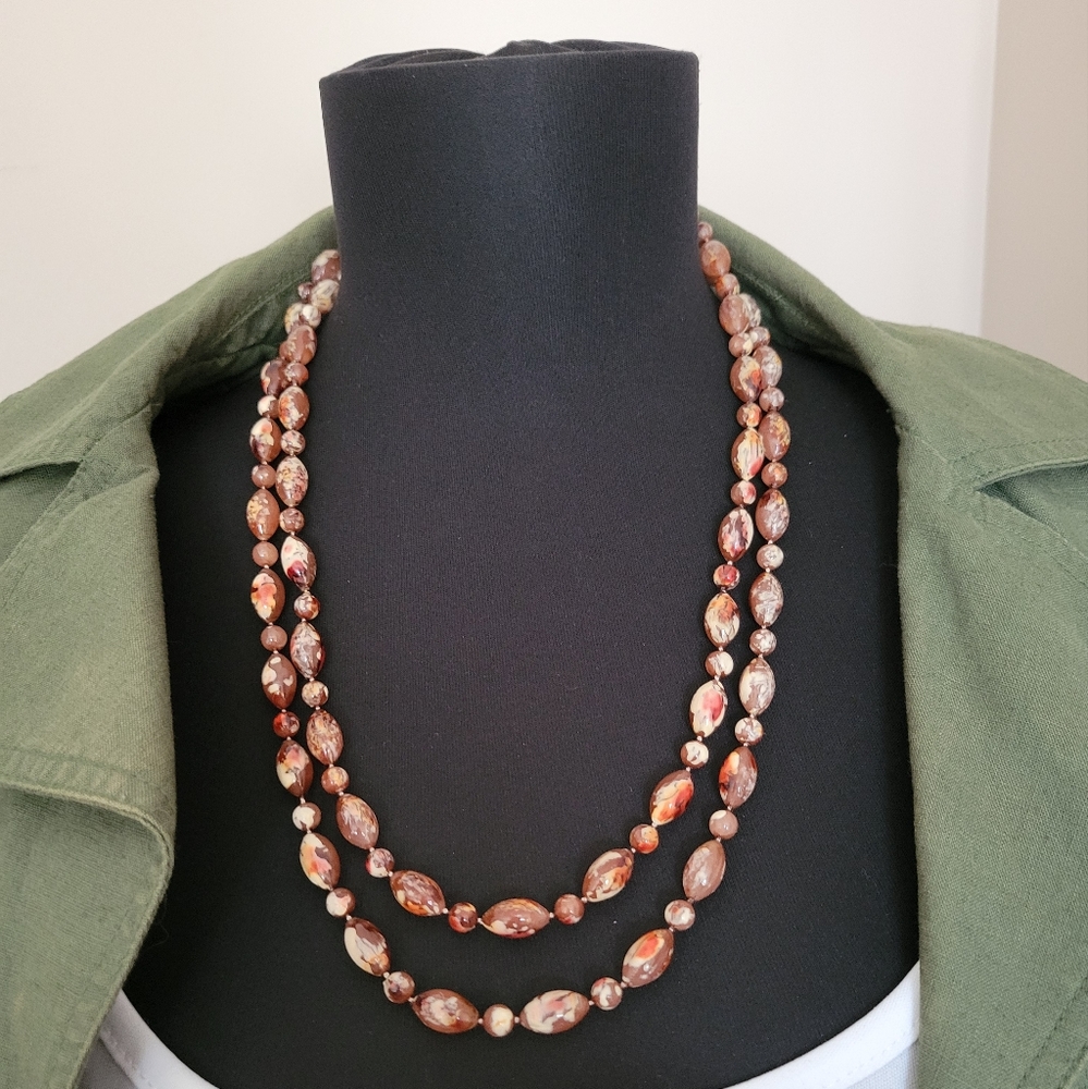 20" beaded island necklace
